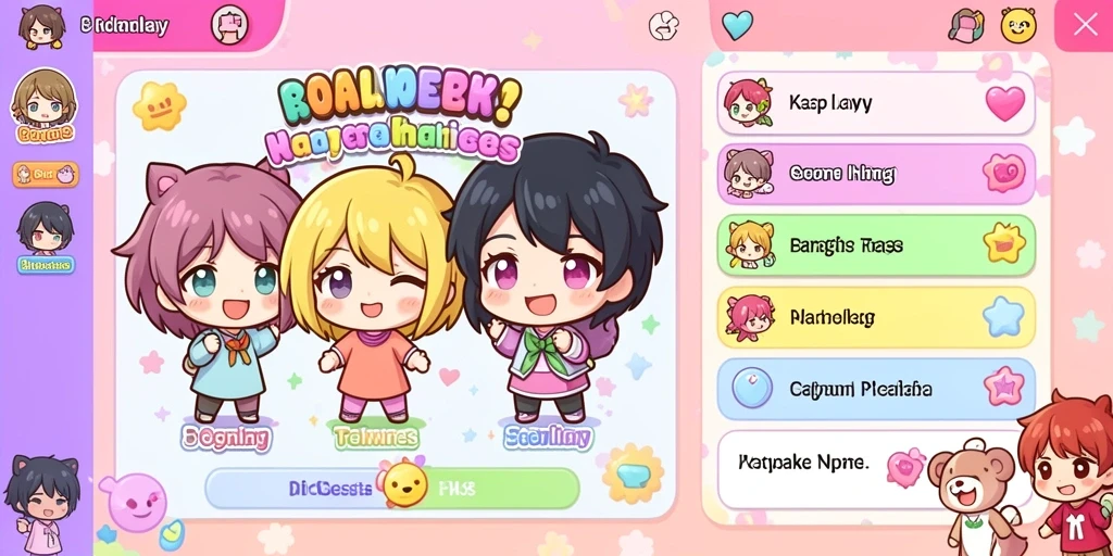 Fitur sosial untuk berinteraksi dengan pemain lain.