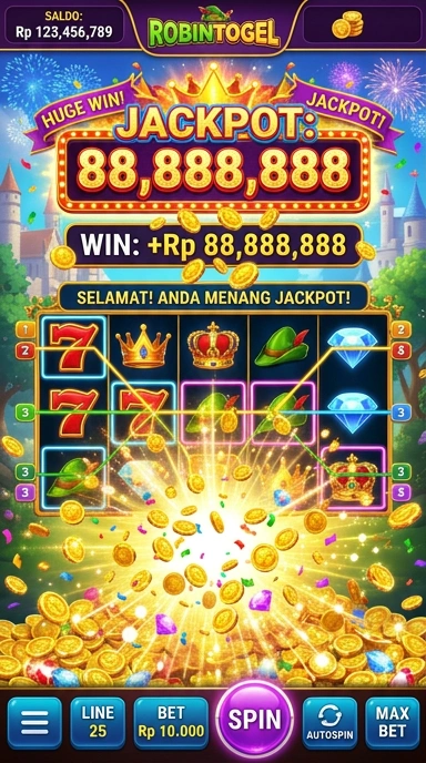robintogel — layar beranda